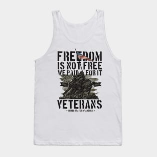 Army veterans Freedom is not free Tank Top
